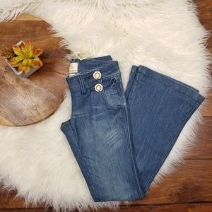 Arden B Sailor Flare Leg Jeans